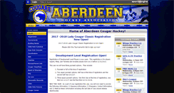 Desktop Screenshot of aberdeenhockey.com